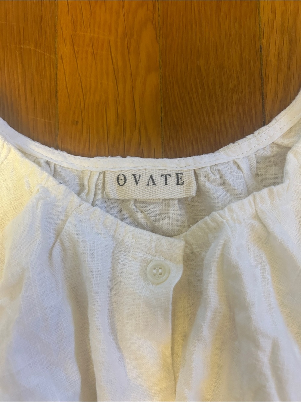 Ovate white salt viola top medium - Picture 3 of 6